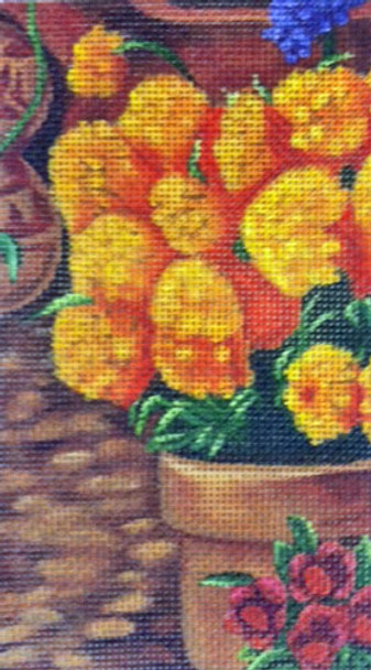 YL-017 Yolanda Sundance Designs Marigold 18 Mesh 5 x 7 