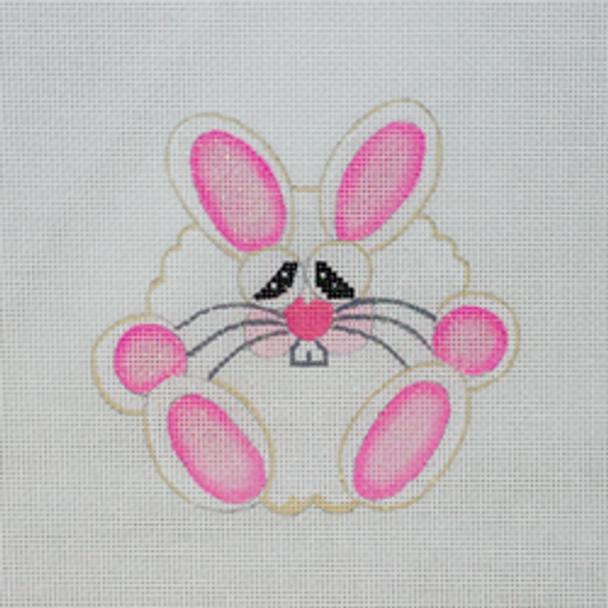 FS-19a Bunny  4.5” x 4.5” 18 Mesh With Stitch Guide Finished Model Pictured Funda Scully 