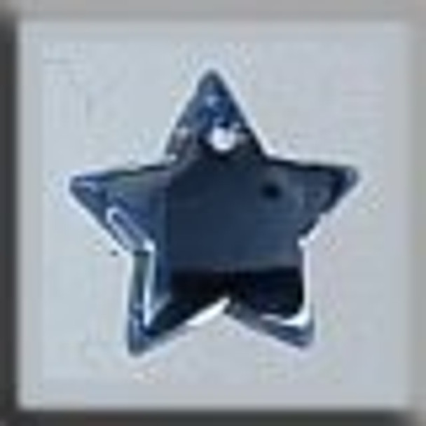 12170 Mill Hill Glass Treasure Medium Star Light Sapphire Bright