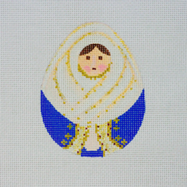 FS-21 Mary 3” x 4” 18 Mesh Nativity Funda Scully