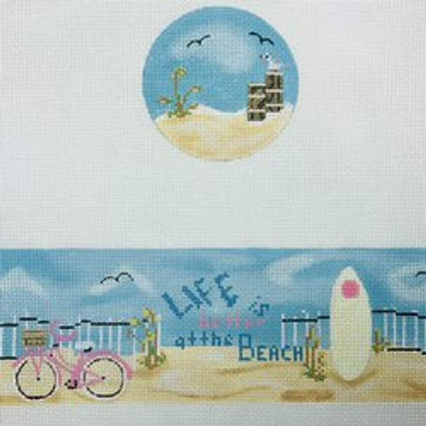 FS-R-24 Life at The Beach 10"x 7" 18 Mesh w/Hardware Funda Scully