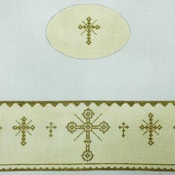 FS-O-3 Prayer Box (beige) 10" x 7 18 Mesh Model Shown w/Hardware Funda Scully