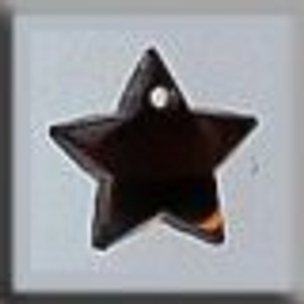 12169 Mill Hill Glass Treasure Medium Star Topaz Bright