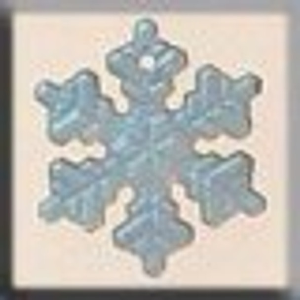 12162 Mill Hill Glass Treasure Medium Snowflake Mt Crystal AB