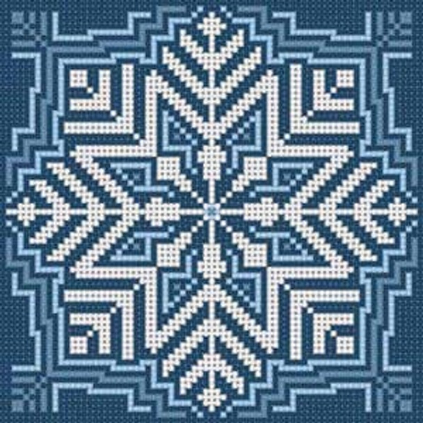 X-218 Snowflake Pattern 13 Mesh 51⁄2x51⁄2 Treglown Designs