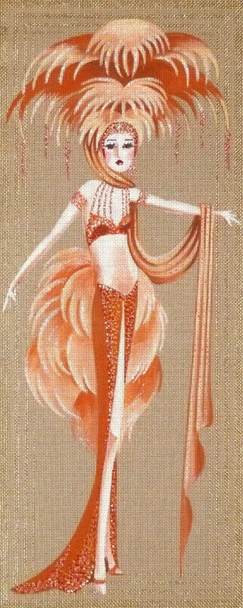 5024 Leigh Designs Ziegfield Showgirl 18 Count Canvas