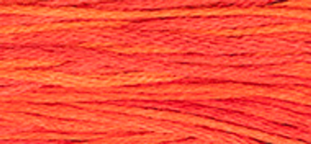 6-Strand Cotton Floss Weeks Dye Works 2268 Fire