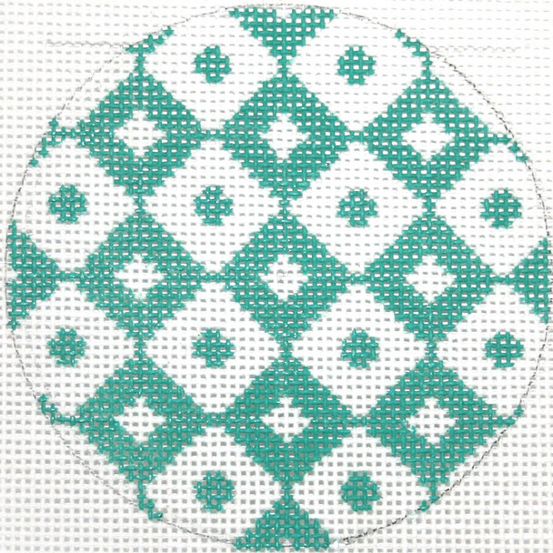 SOS1012 Teal Checkers Son of a Stitch Designs