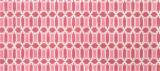 SOS6003 Pink on Pink 18 Mesh 8.5in x 3.5in BR Size Son of a Stitch Designs