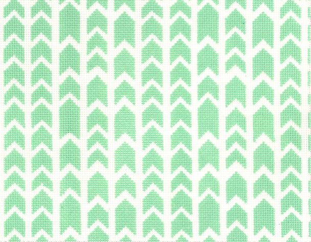 SOS7006 Green Arrows Lee Insert Size BF 13 Mesh 10.25" X 8.25 Son of a Stitch Designs