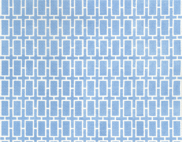 SOS7010 Light Blue Rectangles  18 Mesh Blue Rectangles 10.25in x 8.2