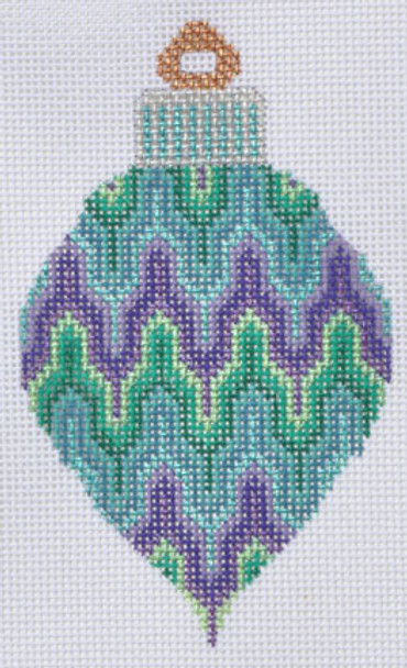 TM-18 Bargello Bulb  2 3⁄4x 4 1/2  18 Mesh TANYA MERTEL Danji Designs