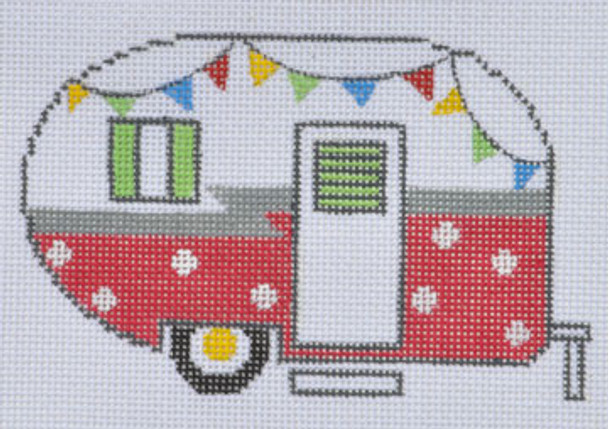 ZIA-06 Red Campervan 4 3⁄4x 3 1⁄4 18 Mesh ZIA DESIGNS Danji Designs