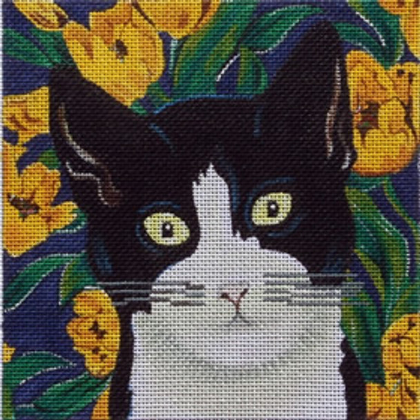 193a Tuxedo Cat 8x8 13 Mesh Map Designs 