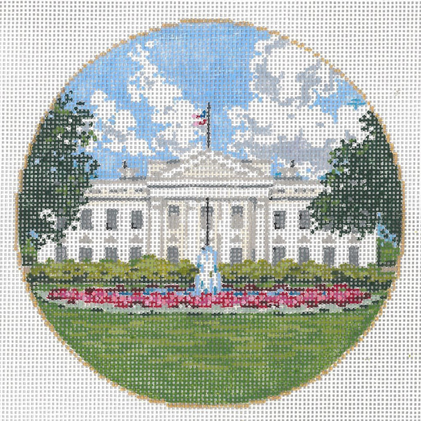 White House 5.25 Diameter Sandra Gilmore 18 Mesh 18-1063