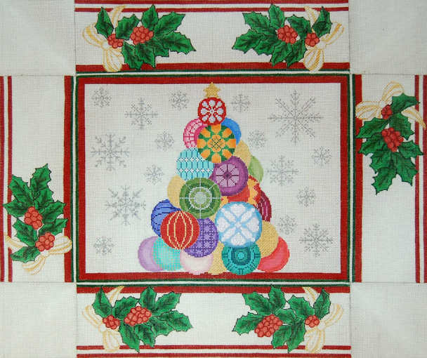 FS020 Christmas Tree Canvas Only 24x20,13g Trubey Designs