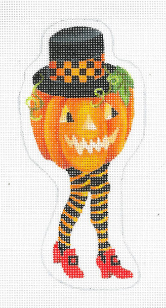 ED-17131 Tassel Top - Dancing Pumpkin 18g, Halloween DeDe's Needleworks