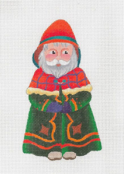 ED-17168C Santa's Helper Elf  - Jingles 18g, 4" x 5.5" DeDe's Needleworks