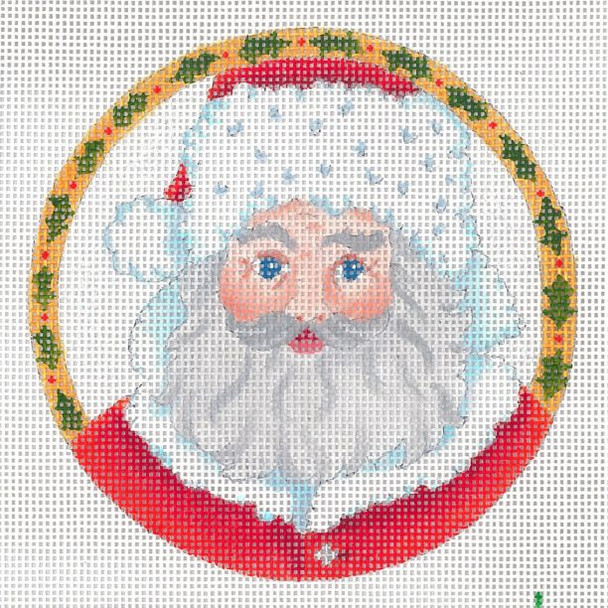 ED-17193 Santa Season C  18g, 4.5" diameter DeDe's Needleworks