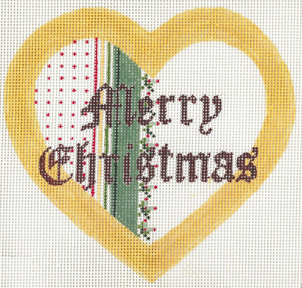 JJH-6002 Merry Christmps/Gold Border 18g, 5.5" x 5" JOY JUAREZ  