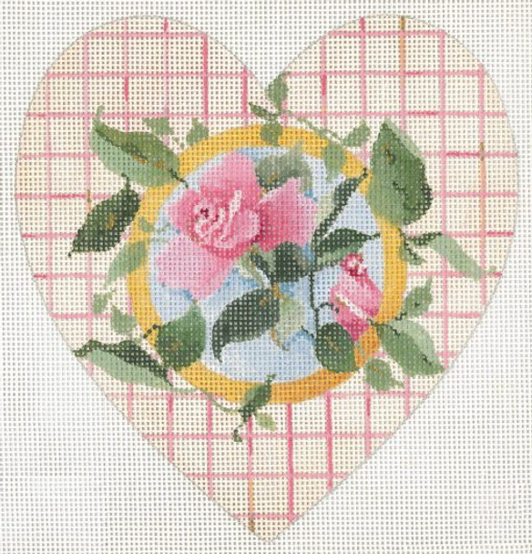 JJH-6055 Rose Inset/Lattice Pattern 18g, 6" x 6" JOY JUAREZ  