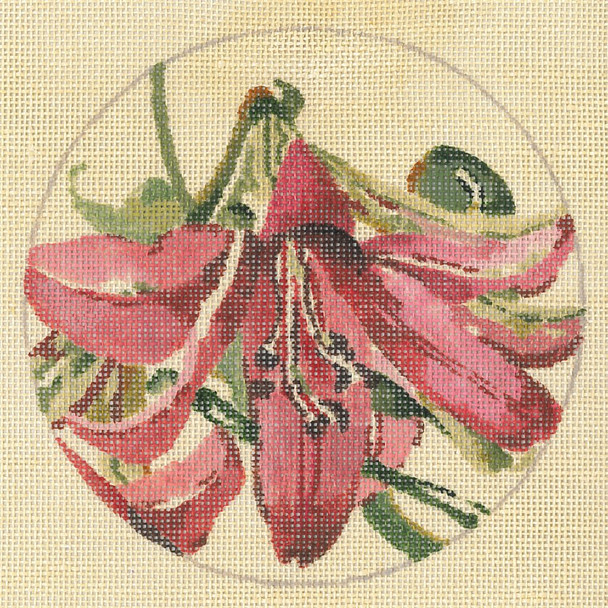 LINEN JJL-010 Rust Day Lily 18g, 5.5" diameter JOY JUAREZ