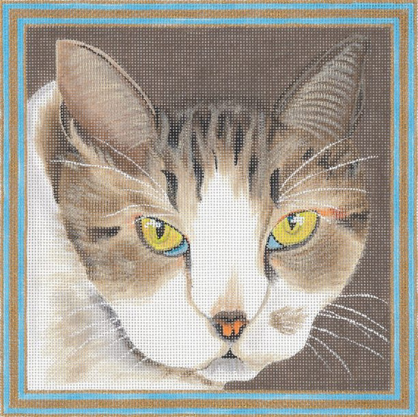 GS-214 Hazel Cat 18g,8"x8" Sharon G