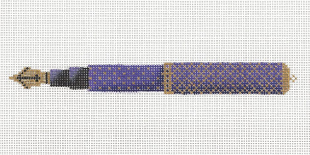 GS-434 Purple and Gold Pen 18g Sharon G