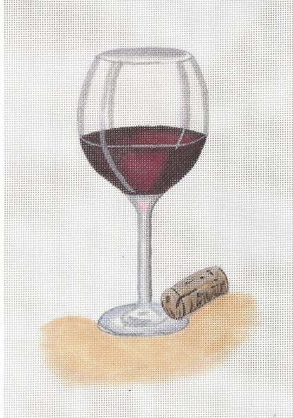 GS-953 Glass Of Red Wine 18g, 5"x 9" Sharon G