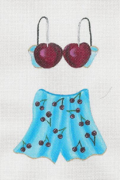 GS-55541 Black Cherries Bra and Pants Sharon G