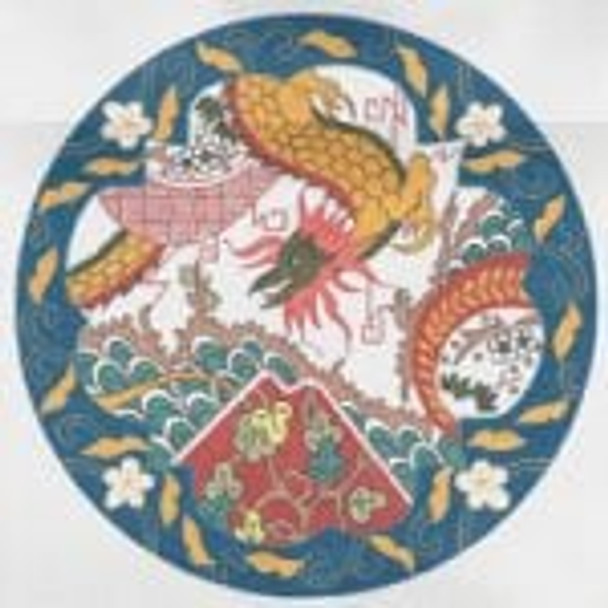 OD-212 Imari Dragon Round 18g, 13" diameter Creative Needle