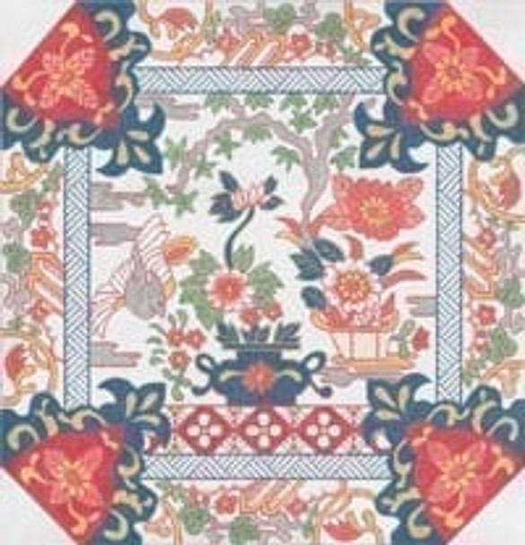 OD-366 Imari Elegance w/ Cut Corners 18g, 15" x 15"Creative Needle 