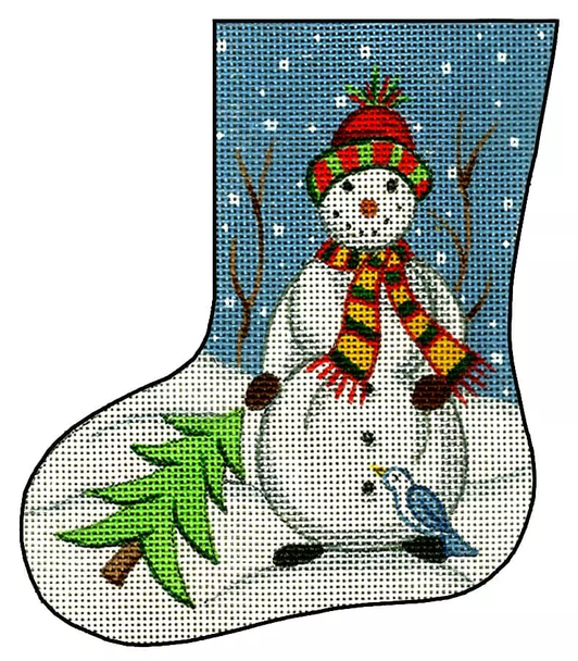X-41 Mini Stocking Snowman 18 ct., Dimensions: 5″ x 6″ Creative Needle