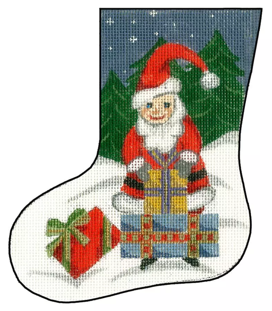 X-47 Mini Stocking Santa 18g, 5" x 6" Creative Needle