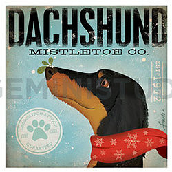 200 series:  TC-SF-201 12x12 18ct Dachshund Tango & Chocolate