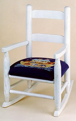 Chair 46052 Sudberry White Wash Childs Rocking Chair Pattern Not Included