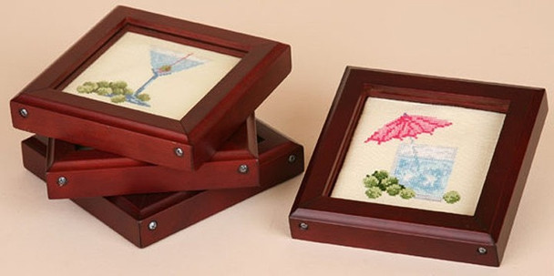 COASTERS 95401- Cherry  (set of four) Sudberry Pattern Not Included