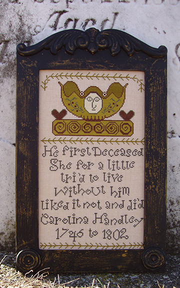 Carolina Handley, Tombstone Angel Carriage House Samplings 