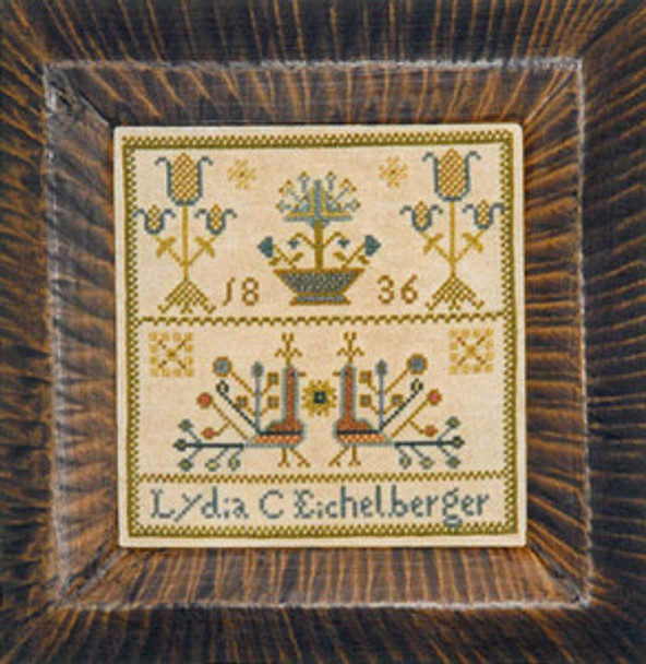 Lydia Eicrhelberger Stitch count: 100 w x 101 h  First released: 1998 Carriage House Samplings 