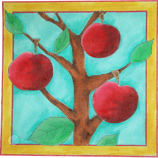 G-125A The Apple Tree 13 Mesh 9.25 SQUARE Renaissance Designs