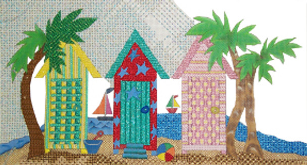 BTS-101 Cabanas  By The Sea 9.5 X 16.75 13 Mesh  Renaissance Designs