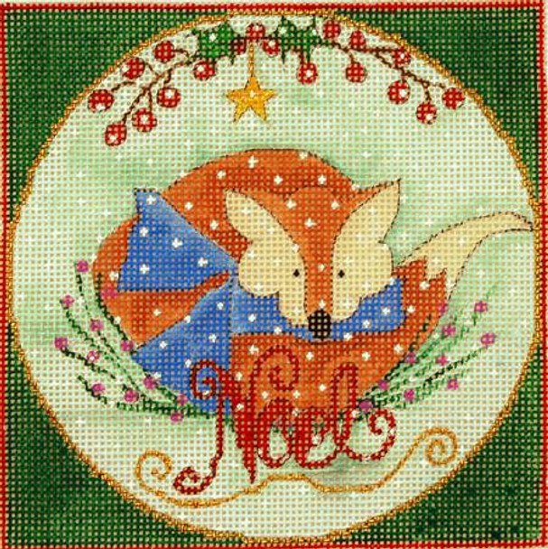 N-193C Woodland Wishes-The Fox 13 Mesh 6 x 6  Renaissance Designs