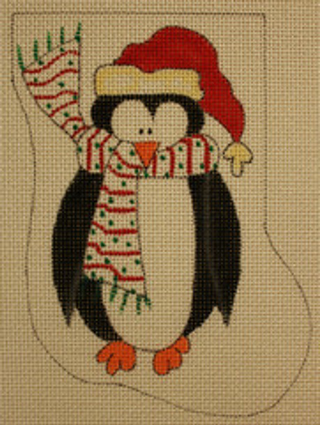 MNS-258 Dressed For The Cold Mini Stocking 18 Mesh 4 x 6  Renaissance Designs
