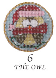 N-190/6 The Owl 4.5" Diameter 13 Mesh Renaissance Designs