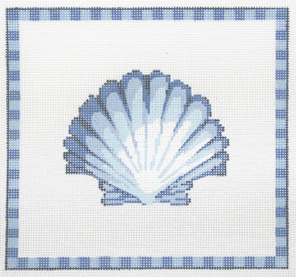 KCN946-18 Classic Scallop in Ocean Blue 6" x 6" 18 Mesh KELLY CLARK STUDIO, LLC