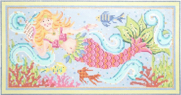 KCN948-18 Ginger Spice Mermaid 10.5" x 5.5", 18 Mesh KELLY CLARK STUDIO, LLC
