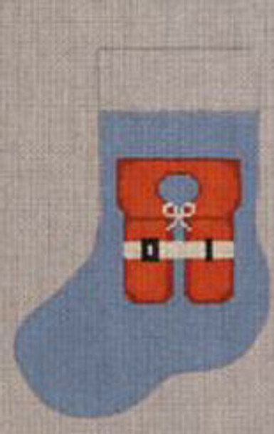 STK101 J. Child Designs Stocking mini life preserver