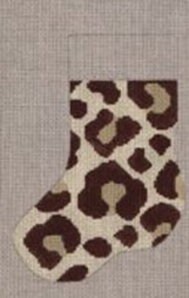 STK102 J. Child Designs Stocking mini leopard