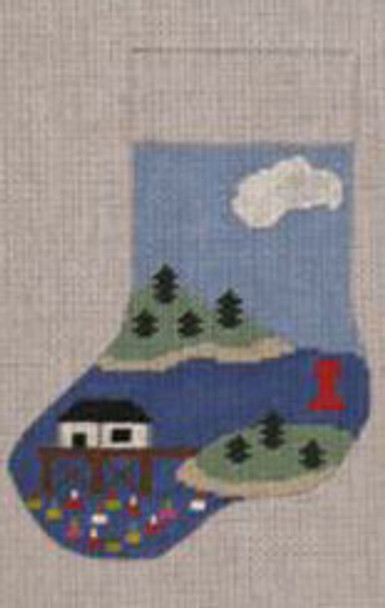 STK104 J. Child Designs Stocking mini harbor