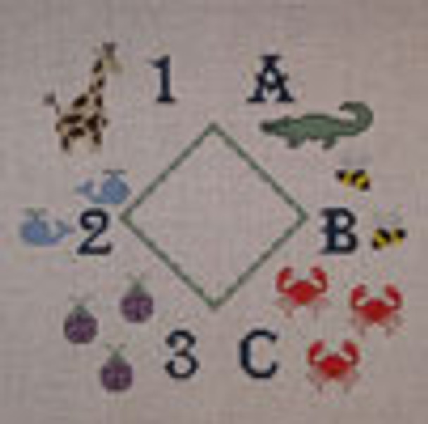 PIL219 J. Child Designs abc123 14"x 14"